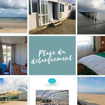 Mobile-Home 100M Plage Utah Mme Surget Sainte-Marie-du-Mont  Zewnętrze zdjęcie