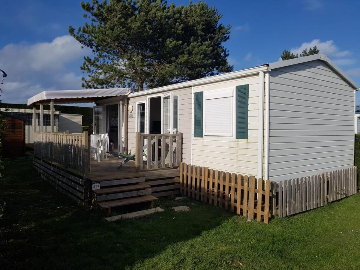 Mobile-Home 100M Plage Utah Mme Surget Sainte-Marie-du-Mont  Zewnętrze zdjęcie