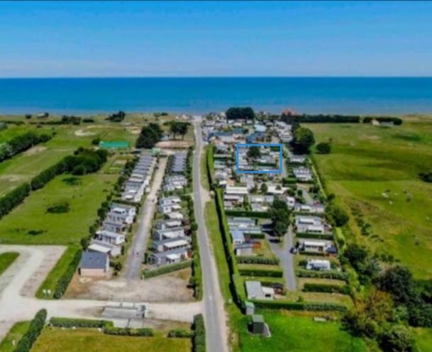 Mobile-Home 100M Plage Utah Mme Surget Sainte-Marie-du-Mont  Zewnętrze zdjęcie